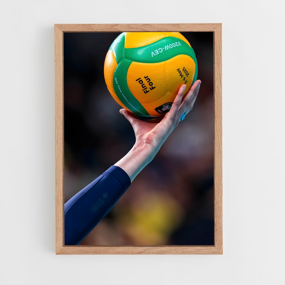 Poster Volley Passion – affiche Volleyball (vue 4)